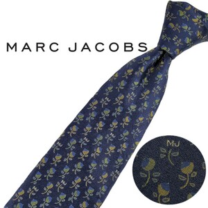 392/ 美品 MARC JACOBS マークジェイコブス 中古 USED ネクタイ 花柄 ロゴ