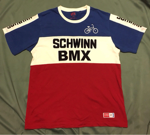 レア品 Schwinn × UNIQLO シュウィン トリコ色 Tシャツ 自転車