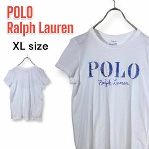 POLO RALPH LAUREN ポロ ラルフローレン 半袖 Tシャツ コットン ホワイト 白 レディース