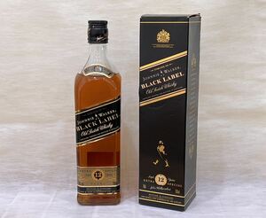 ◆【未開栓】Johnnie Walker ジョニーウォーカー 12年 ブラックラベル エクストラスペシャル スコッチウイスキー 700ml 40％ 保管品 ◆