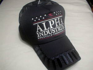 期間限定値下げ新品■ALPHA INDUSTRIES （アルファ）キャップ黒