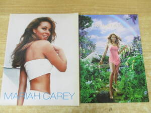 g9-2（マライア・キャリー コンサートパンフレット）2冊セット RAINBOW Japan Tour 2000/BUTTERFLY world tour Mariah Carey 現状品