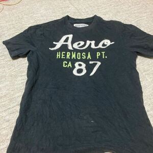 ②半袖Tシャツ AEROPOSTALE Sサイズ ブラック