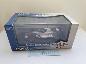 EBBRO 1/43 THREE BOUND DALLARA F303 Formula 3 SILVER 552 未使用品