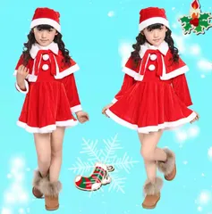 サンタクロース 衣装 子供 クリスマス サンタ コスプレ 女の子