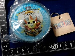 非売品☆ONE PIECE☆ミニ☆ポーチ☆ボールチェーン☆ブルー☆