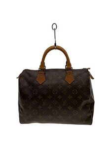 LOUIS VUITTON◆1)スピーディ30_モノグラム・キャンバス_BRW/PVC/BRW