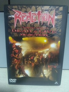 ☆REACTION☆DEAD ＆ LIVE “TOKYO GIGS”【必聴盤帯付】リアクション DVD レア