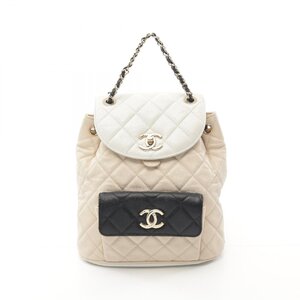 シャネル ココマーク ブランドオフ CHANEL レザー リュックサック バックパック レザー 中古 レディース