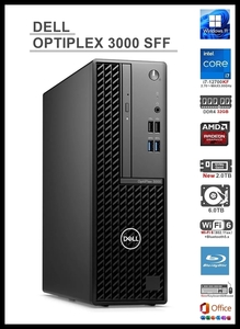 ★DELL OPTIPLEX3000 SFF/i7-12700KF 12コア/RAM 32GB/新品 NVMe SSD 2TB+HDD 6TB/R7 450 4GB/Blu-ray/USB3.2/WiFi6/Office2021/Win11Pro★