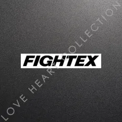 超高品質☆FIGHTEX　ファイテックス　カッティングステッカー　ブラック　1枚　縦21mm×横150mm　ふぁいてっくす　|　ロゴ　|　デカール　|　切り文字　|　切文字　|　新品　|　未使用　|　送料無料　|　匿名配送　｜　本舗