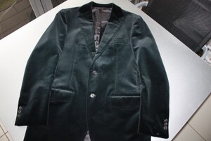 【UNITED　ARROWS】　ユナイテッドアロウズ　ベルベット　黒　ジャケット　美品