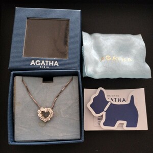 ◎14773 AGATHA シルバーアクセサリー　ネックレス