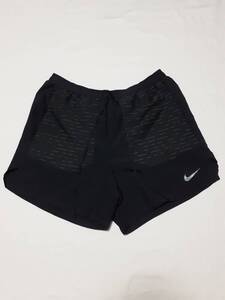 NIKE ナイキ RUNNING DIVISION ショート ジャージ ハーフパンツ size L ブラック 黒 美品 DR8771 ランニング