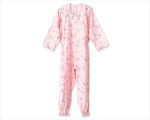 介護つなぎ服(前開き)パープル M