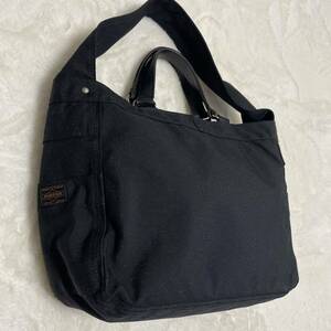 PORTER トートバッグ ハンドバッグ 肩掛け ブラック 黒 バッグ ショルダーバッグ　2way ブライドルレザー