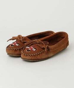 「Minnetonka」 モカシンシューズ US6 ブラウン レディース