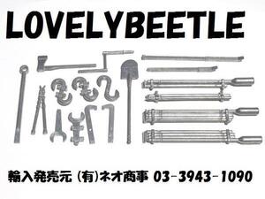 送料無料　TG1/16 ヘンロン４号戦車用 精密な金属製車載工具セット F1～J型までOK