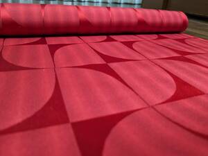 絹の六尺ふんどし 赤 全巾36cm 全長280cm