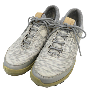 ecco エコー 155804 53357 BIOM HYBRID3 スパイクレスゴルフシューズ 総柄 グレー系 EU/40 [240101168545] ゴルフウェア メンズ