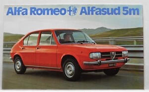 ALFA ROMEO alfasud 5m セールスカタログ