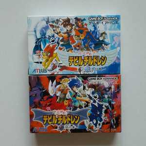 [未使用未開] GBA 真・女神転生 デビルチルドレン 光の書・闇の書 計2本セット ゲームボーイアドバンス アトラス