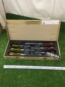 【未使用】nepros 木柄ドライバセット[6本組] NTD306 /ITCNETQOF398