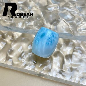 絶賛 EU製 定価5万円★ROBEAN・チベット天珠★パワーストーン アクセサリー ラリマー 天然石 癒し 平和 お守り 約17.1*14.6mm Y525051