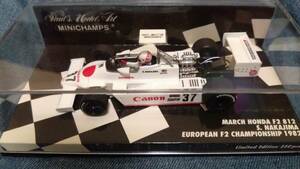 1/43 MINICHAMPS 1982年ヨーロッパF2選手権　マーチホンダF2 812#37 中嶋悟