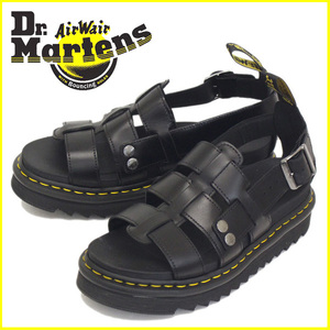 Dr.Martens (ドクターマーチン) TERRY テリー フィッシャーマン レザーサンダル Black UK9-約28.0cm