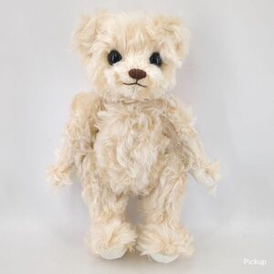 【中古】 アーティストベア ローズベア クマ アイボリーカラー 吉川照美様作 ROSE BEAR 作家 ハンドメイド ◆3104/磐田店