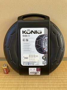 新品未使用！送料無料！ KONIG コーニック CD-9 055 スノーチェーン 金属チェーン