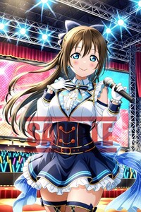 【お一人様1落札のみ：1円出品】ラブライブ! 松坂しずく 美少女 同人 ファンアート イラスト ポスター A4 コスプレ セクシー かわいい 3