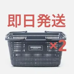 2個 NEIGHBORHOOD 24AW LOGO BASKET かご カゴ