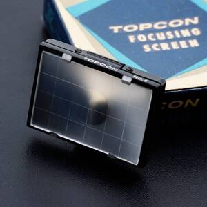 美品 トプコン TOPCON フォーカシングスクリーン No.4 方眼マット