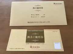 KURAUDIA HOLDINGS 株主優待券