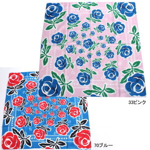 KENZO ケンゾー スカーフ 8EW313 33ピンク バラ薔薇 ストール マフラー バンダナ【新品/未使用/正規品】