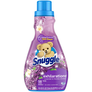 衣類用柔軟剤 Snuggle スナッグル EX ラベンダー＆バニラオーキッド 1470ml / 50oz 約58回分 大容量 輸入