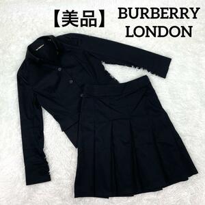 【美品】 BURBERRY LONDON バーバリー セットアップ スカート