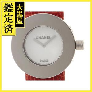 CHANEL シャネル 腕時計 ラ・ロンド H0580 ステンレススティール/リザードベルト ホワイト文字盤 クォーツ【472】TS