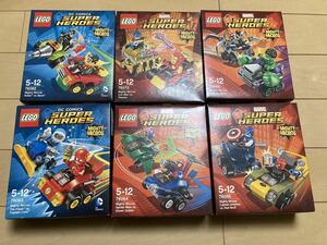 LEGO レゴ　スーパーヒーローズ　76062 76072 76068 76063 76064 76065 マーベル　DC スーパーマン　バットマン　スパイダーマン　