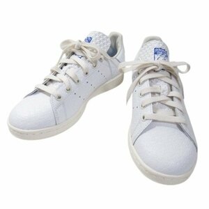 アディダス 美品 スタンスミス スニーカー 白 ホワイト 22.5cm HQ9930 adidas STAN SMITH フットウェア レースアップシューズ ◆Y8