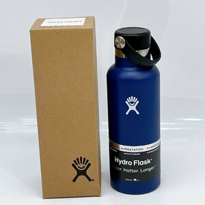 7004 【未使用】Hydro Flask ハイドロフラスク ステンレスボトル 532ml 18oz ウォーターボトル タンブラー ブルー 青