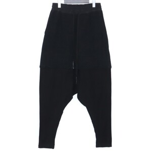 A.F ARTEFACT ウールサルエルパンツ サイズ1 ブラック エーエフアーティファクト wool sarouel pants