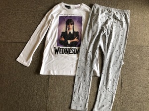 ★新品ZARAザラ×WEDNESDAY長袖パジャマ140★白グレー