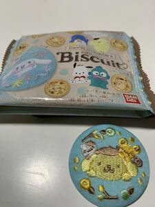 サンリオ キャラクターズ Biscuit 刺繍 缶バッジ ポムポムプリン 2 マフィン スコーン ランダム レア 貴重