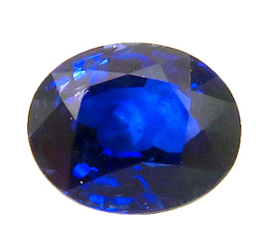 3408【上級品】ブルーサファイア ルース 0.75ct 美しい濃青 イラカカ マダガスカル : 瑞浪鉱物展示館 【送料無料】