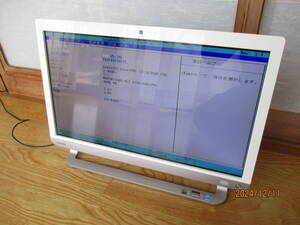 中古ジャンク品★東芝 dynabook REGZA PC D713/T7JW Core i7ー3630QM /6GBメモリ 21.5型★ＢＩＯＳ