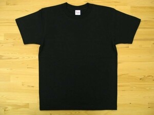 Printstar 00085-CVT 5.6ozヘビーウェイトTシャツ Lサイズ 1枚 ブラック 無地 プリントスター085 クロネコゆうパケット350円発送可 黒