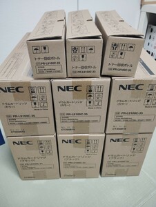 【訳あり激安】NEC ドラムカートリッジ　PR-L9100C-31×3箱、9100-35×3箱、トナー回収ボトル×3箱　純正品